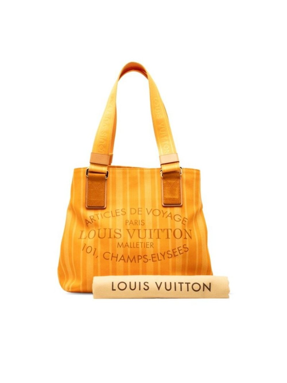Louis Vuitton Plan Soleil Cabas PM Tote Shoulder Bag Joan Passion Yellow Canvas - Picture 7 of 7